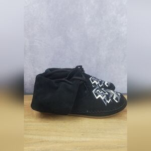 Toms Zahara Tribal Suede Moccasin Bootie Embroidery Southwest Western  Size 9